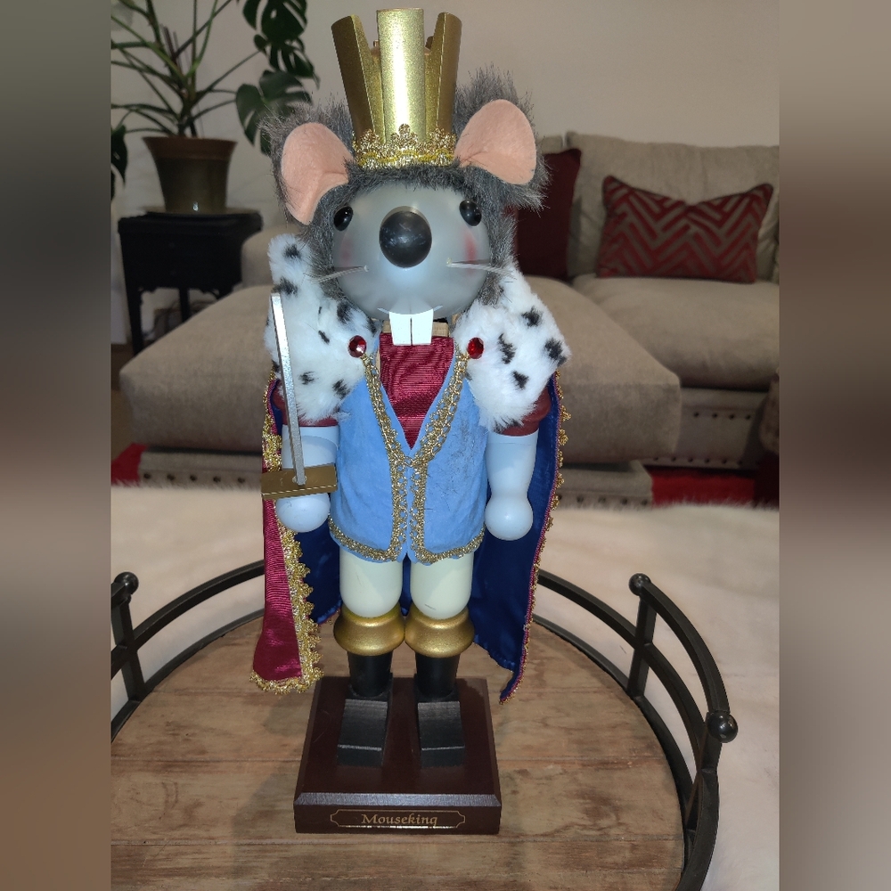 Big Steinbach Vintage Nutcracker Mouse King 17.72" Tall